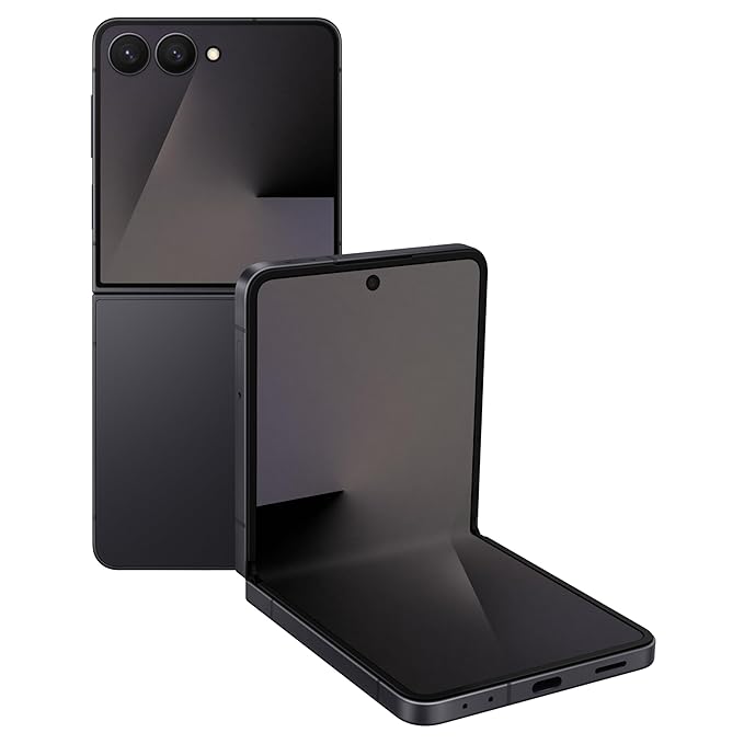Samsung Galaxy Z Flip7 5G Smartphone with Galaxy AI (JetBlack, 12GB RAM, 256GB Storage)