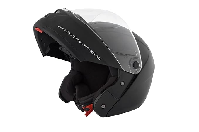 Studds Ninja Elitesuper Motorcycling Helmet Black(M),Medium