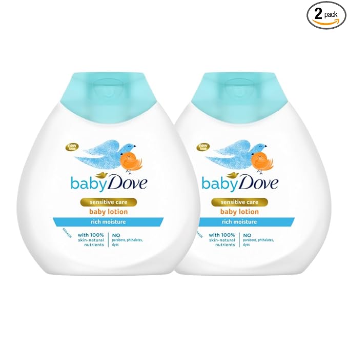 Baby Dove Rich Moisture Baby Lotion, 200 ml (Pack of 2)
