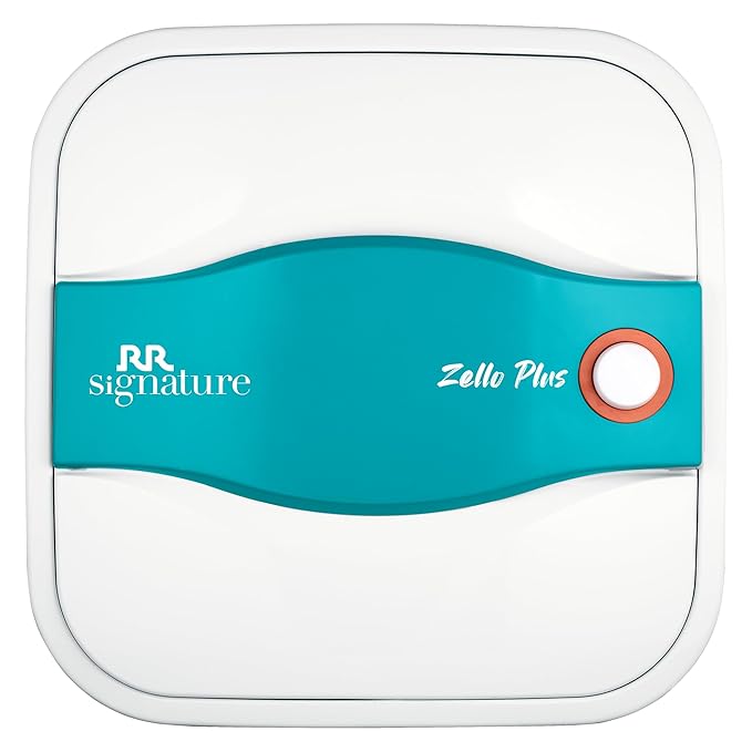 RR Signature Zello Plus 25L Storage Water Heater for Home|Geyser with Glass Line Tank|8 Bar, Suitable of High Rise Buildings |2 Yr Warranty on Product & 6 Yr on Tank by RR | Free Installation & Pipes