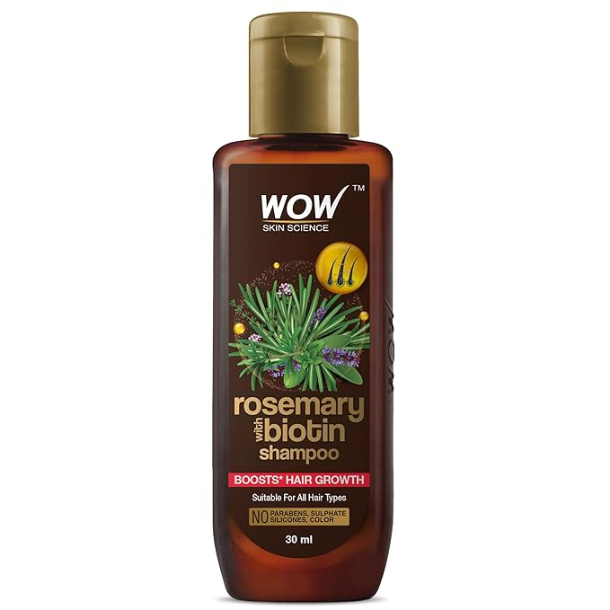 WOW Skin Science Rosemary & Biotin Hair Growth Shampoo 30ml