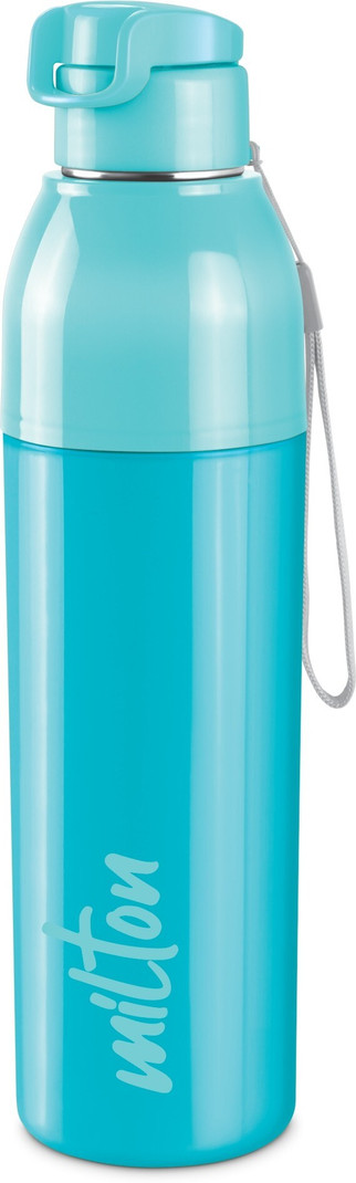 MILTON Steel Convey 900 Insulated Inner Water,Cyan 630 ml Plastic Bottle
