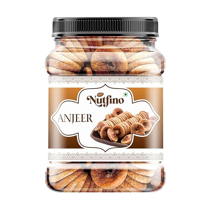 Nutfino Anjeer (Dried Figs) | Naturally Sweet & Soft Dried Figs (500 gm)