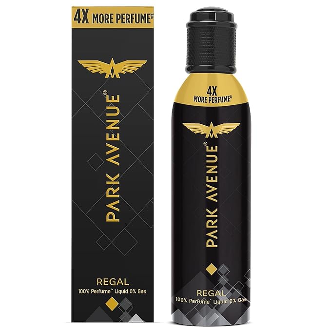 Park Avenue Regal No Gas Premium Perfume for Men Long Lasting Fragrance, 130ml