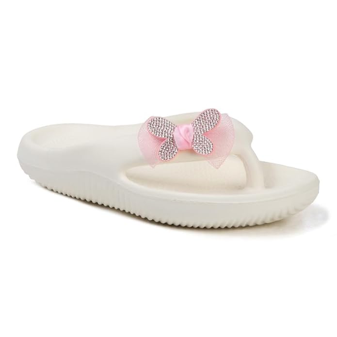 Sukun womens Sukun Rib_05 Women’s Soft Anti-skid Flip-flops Flip-Flop