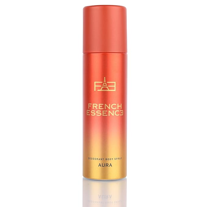 French Essence Aura | Deodorant For Women | Body Spray | Fresh Fragrance | Long Lasting Scent 150ml Each – Pack of 1