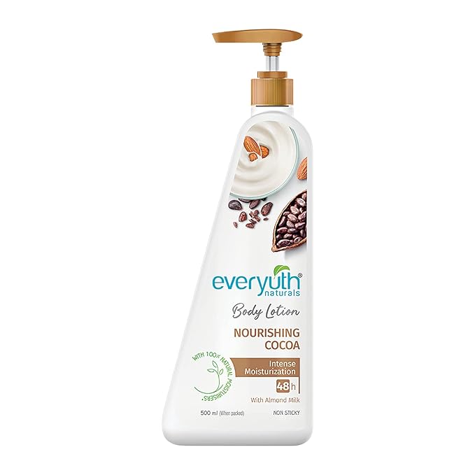 Everyuth Naturals Nourishing Cocoa Body lotion 500ml for men & women
