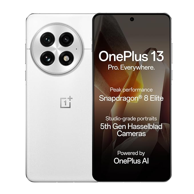 OnePlus 13 12GB RAM 256GB Storage Arctic Dawn | Official Smartphone for BGMS 2025