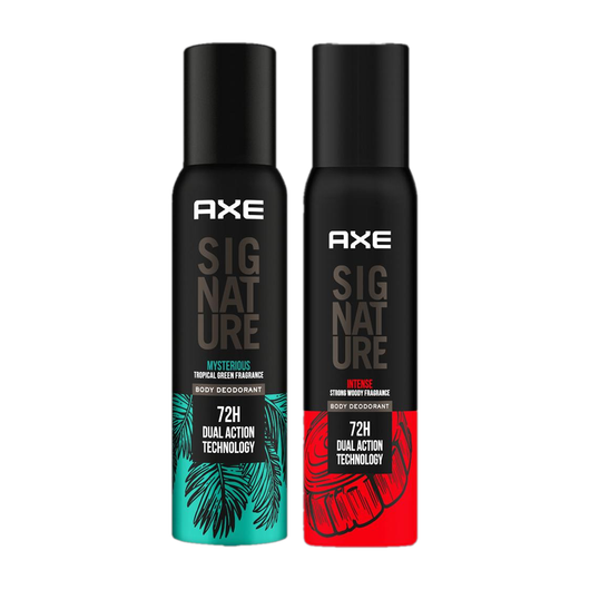 AXE SIGNATURE SIGNATURE Dark Temptation and Champion Deodorant No Gas Body Perfume Deodorant Spray – For Men