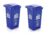 Aristo Plastic Pedal Garbage Waste Dustbin 70 LTR BLUE & BLUE