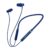 pTron Tangentbeat in Ear Bluetooth Wireless Headphones with Mic, Punchy Bass, 10mm Drivers, Clear Calls, Dual Pairing, Fast Charging, Magnetic Buds, Voice Assist & IPX4 Wireless Neckband (Navy)