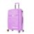 Nasher Miles Paris Hard-Sided Polypropylene Check-in Luggage 28 inch | 75cm | 8 Wheels Large Trolley Bag for Travel | Suitcase (Purple)