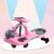 Kidsmate Baby Car, Kids Car, Swing Car for Kids, Ride On for Kids, Magic Car for Kids, Push Rider Toy Car, Extra Wide seat, 360° Rotating Steering with Music & Lights for 2 Years & Above (Pink)