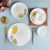 Cello Opalware Dazzle Series Autumn Leaf 35 Piece Dinner Set | Opal Glass Crockery for 6 | Bone Ash-Free | Lightweight, Elegant White Plate & Bowl Set |Opal Glass Dinner Set for Daily Use & Gifting