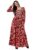 Sheetal Associates Crepe Women’s Mix Floral Printed Grown with Regular Sleeves Full Lenth and Square Neck | Beach Tipe Dress