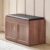 Home Centre | Helios Alton Shoe Cabinet | 12 Pairs, Cushioned Seat | Engineered Wood | Walnut | 1 Year Warranty