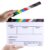 Electomania Movie Directors Clapboard, 11.8×9.5inch Photography Studio Video TV Acrylic Clapper Board Dry Erase Film Slate Cut Action Scene Clapper (White)