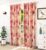 LaVichitra 2 Piece Premium Eyelet Long Door Curtains – 9 ft, Floral, Maroon