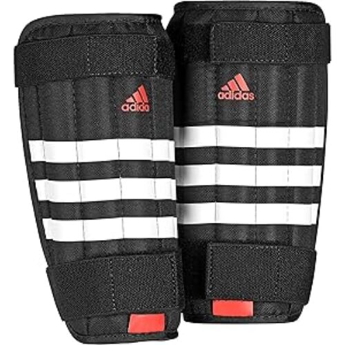 Adidas AP7032S Shin Guard, Small (White/Black/Soler Red)