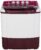 AmazonBasics 7.5 kg Semi-Automatic Top Load Washing machine (Burgundy)