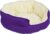 amazon basics Microfiber Fleece Pet Bed for Cats & Dogs | Small Purple | 58 x 57 x 24 cm