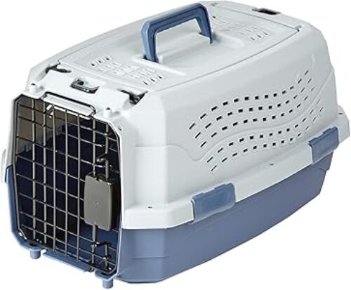 AmazonBasics Two Door Top Load Pet Carrier (19-inch)