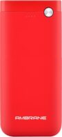 Ambrane 20000 mAh Power Bank (10 W, Fast Charging)(Red, Lithium Polymer)