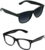 UV Protection Wayfarer Sunglasses  (Black, Clear) Rs.177