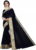 Plain Kota Doria Black Cotton Saree  (Black) at Rs.175 – Flipkart
