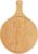 ArtRight Natural Bamboo Wood Chopping Cutting Board Anti-Microbial (44x29cm (Round with Handel))