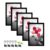 Art Street A4 Size Photo Frame for Wall Set of 5 Black Picture Frame for Home and Office Decoration, Size -8×12 Inches