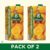 B Natural Orange Juice 1L, (Pack of 2)