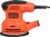 BLACK+DECKER BEW210-QS, 230V, 0-13000 RPM, 4-in-1 Corded Electric Multi-Sander With 2 Orbital Bases, Finger Sanding Attachment and Sanding Sheets, Orange and Black