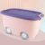 BUMTUM Plastic 25L Toy Storage Box With Locking Lid & Handle – Pink | Rolling Organizer With Stackable Design & Wheels | Toy Basket Storage Solution For Kids | Size: 49X32X26 Cm
