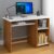 Callas Wooden Study Table with Hutch & Bottom Storage, Office Work Desk for Laptop Study Computer Table for Home (ST-03-Walnut)