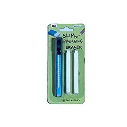 CLOUD 9 Retractable Eraser With 2 Extra Refill, Assorted Color Pack of 1