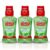 Colgate Plax Antibacterial Mouthwash, 10X longer cooling, 24/7 Fresh Breath, with Natural tea extracts – 3 x 250 ml (Fresh Tea)