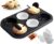 CURATED CART Cup Cake Mould for Baking | Muffin Tray with 100 Muffin Liners- SGS Certified Bakeware for Making Cupcakes – OTG, Microwave & Dishwasher Safe (6 Cavity – 1 Pc)