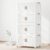 Owme Collapsible Plastic Wardrobe for Unisex | 4-Tier Multi-Layer Storage Cabinet with Doors & Drawers