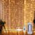 Desidiya 8 Modes Curtain Lights 300 LEDs 10 Fairy Light 3Mtr Each Indoor/Outdoor Decoration