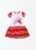 Girls Mini/Short Dress  (Multicolor, Half Sleeve)