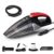 Eureka Forbes car Vac 100 Watts Powerful Suction Vacuum Cleaner with Washable HEPA Filter, 3 Accessories(Black and Red)