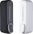EVGREF Plastic By Evergreen Heavy Duty Wall Mount Liquid Soap Dispenser 350 Ml (Pack Of Black And White)
