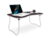 Forzza Zoey Laptop Table Mahogany, Black