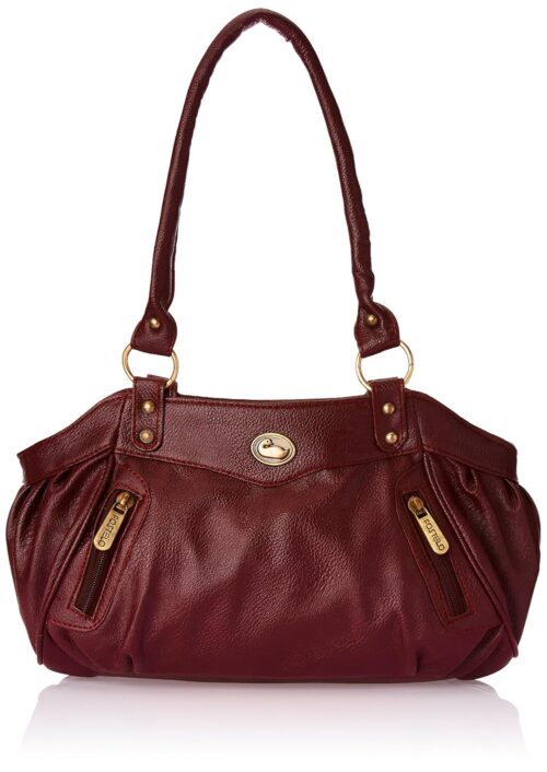 Fostelo Women's Maroon Leather Handbag FSB-101