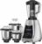 HAVELLS Silencio Low Noise 500 W Mixer Grinder 4 Jars (Grey & Black)