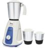 Inalsa Polo 550 W Mixer Grinder(White, Blue, 3 Jars)