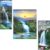 Indianara Set of 3 MDF Art Painting (3741FL) without glass 4.5 X 12, 9 X 12, 4.5 X 12 INCH (Style 1)