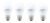 Instapower Base E27 5-Watt LED Bulb (Cool Day Light and Pack of 4)