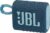 JBL Go 3, Wireless Ultra Portable Bluetooth Speaker, Pro Sound, Vibrant Colors with Rugged Fabric Design, Waterproof, Type C (Without Mic, Blue)